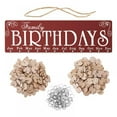 thumbnail image 1 of Prettyui Wooden Birthday Reminder Board Plaque Sign Family DIY Calendar Decoration, 1 of 3