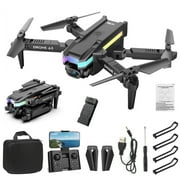 Pretxorve Drone with 4K HD Camera Remote Control Toys Gifts for Boys Girls with Altitude Hold Headless Mode Start Speed Adjustment A