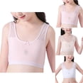 thumbnail image 1 of Pretxorve Kids Girls Bras Breathable Light Wirefree Padded Training Cami Sizes 8-14Y, 1 of 5
