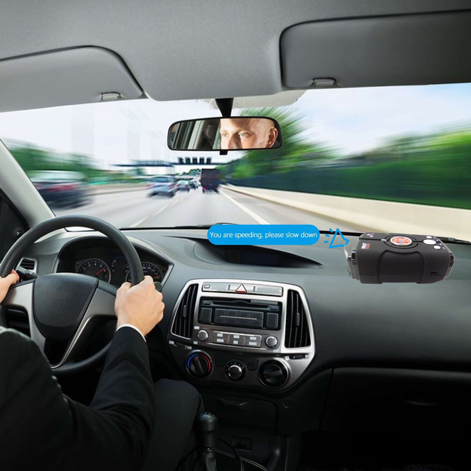 Pretxorve High Precision V8 Vehicle Mounted Speed Measuring Radar