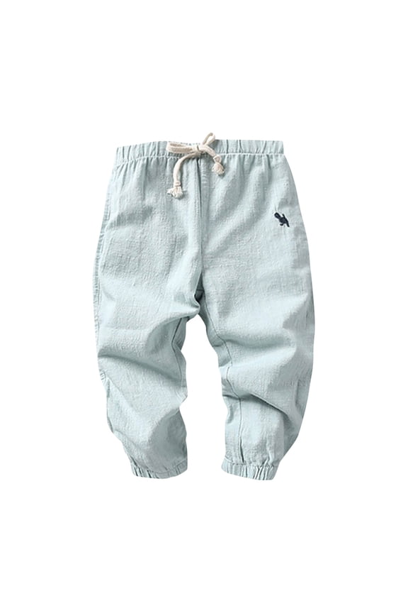 Kids All Years Pants Print Mini Style Knot Cuffed Resist Gnat Trousers