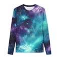 thumbnail image 1 of Pretxorve Kids Boys Girls Long Sleeve Graphic Tee Astral Basic Crew Neck Pullover Shirts Sizes 3-14Y, 1 of 4