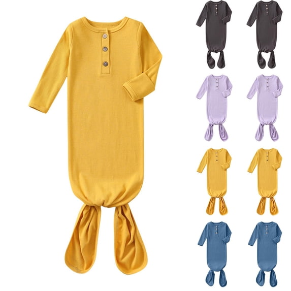 Pretxorve Toddler Girls Boys Romper Long Sleeve Newborn Fall Swaddle Sleep Sack Long Leg Jumpsuit Sizes 0-6M