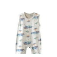 thumbnail image 1 of Pretxorve Toddler Girls Boys Romper Print Short Sleeve Newborn Short Leg Jumpsuit, 1 of 3