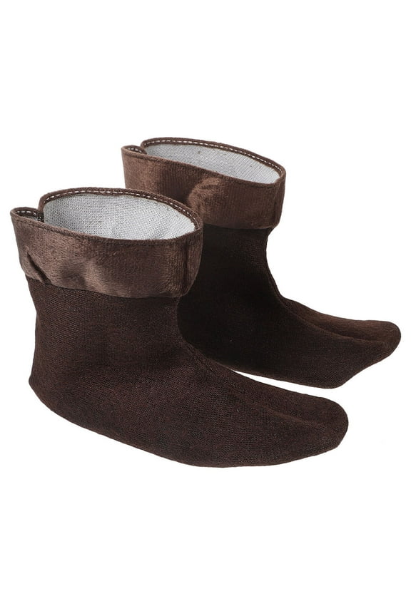 1 Pair Boot Liners Rain Boots Liner Black Plush Comfort Waterproof For Women Men