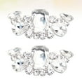 thumbnail image 1 of Pretyzoom 1Pair Banquet Shoe Buckle Durable Multi Color Crystal Clip for Flats Pumps, 1 of 7