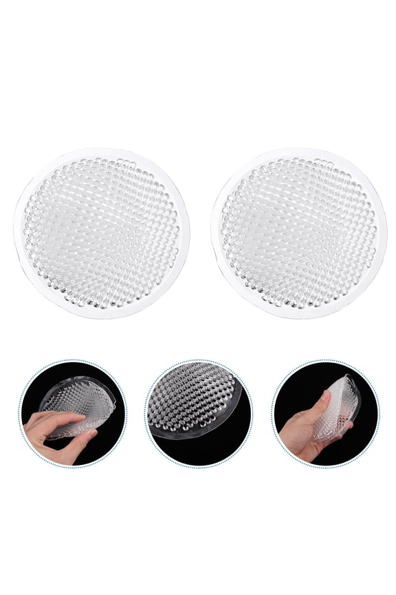 1 Pair Swimsuit Inserts Pads Silicone Transparent Invisible Wear Cup Shaped for Women