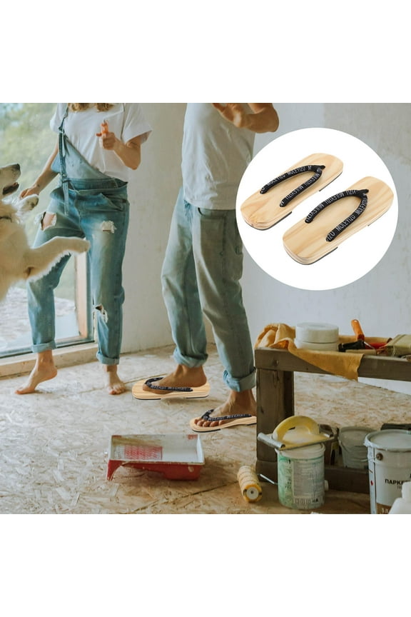 1 Pair Tabi Shoes Men Cloth Japanese Style Flat Sole Comfortable Sandals for Men