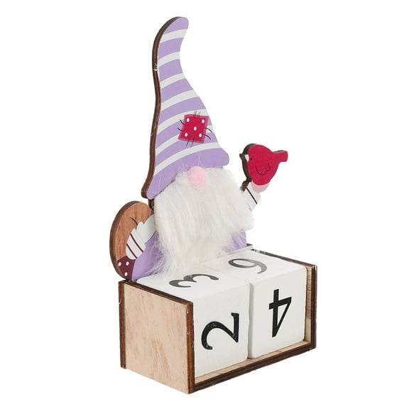 Pretyzoom 1 Pc Desk Daily Calendar with Decorative Blocks for Business Users