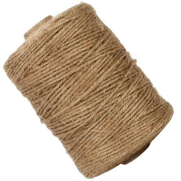 Pretyzoom Jute Twine Light Brown Natural Rope for Crafts and Garden Heavy Duty Decorative Rope