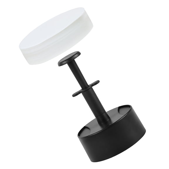 Pretyzoom 1Set Ergonomic Burger Patty Maker with Paper Liners for Kitchen Grilling Accessories