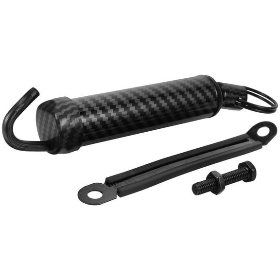 Pretyzoom 1 Set Car Trunk Support Rod Black Metal Trunk Springs for Car