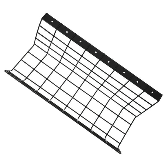 Pretyzoom 1Set Under Desk Cable Organizer Black Wire Holder for Office and TV Cabinet Storage