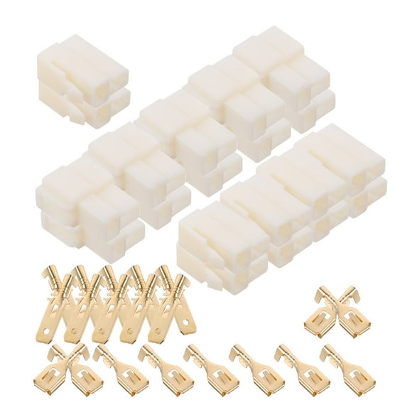 Pretyzoom 10 Sets Auto Wire Connectors Kit Female Male Plug Connectors For Automotive Electrical Applications