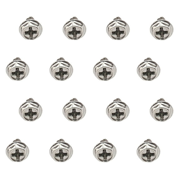 Pretyzoom Back to School 100Set thread pc computer case screws Metal Round Head for Hardware Tasks
