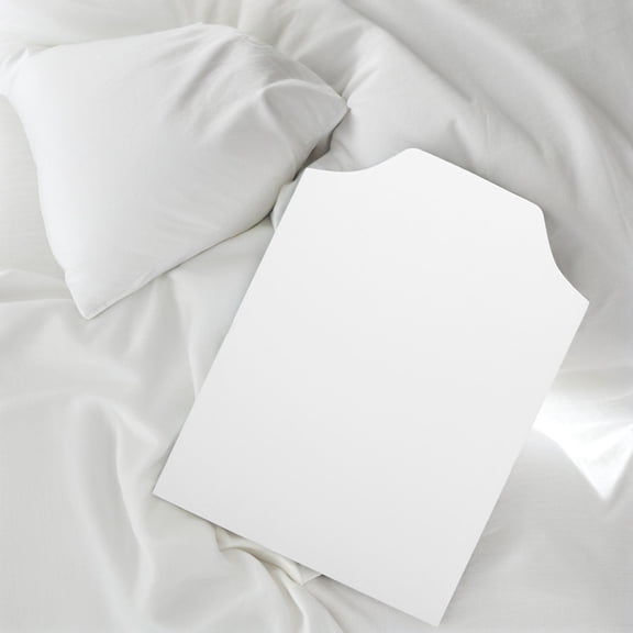Pretyzoom 100Pcs White Cardboard Foldable Shirt Inserts Wrinkle Prevention for Shirts and Clothing Packaging