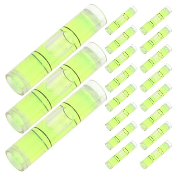 Pretyzoom 100pcs Bubble Level Tool String Line Spirit Level Instrument