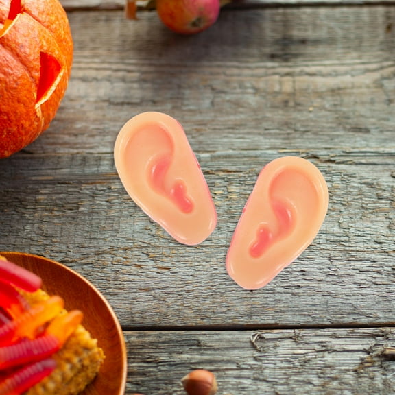 Pretyzoom 10Pcs TPR Artificial Ear Models Cosplay Prop for Men Women Festive Props