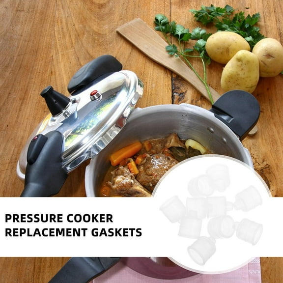 Pretyzoom 10Pcs Electric Pressure Cooker Parts Silicone Sealing Rings for Preventing Pressure Leaks