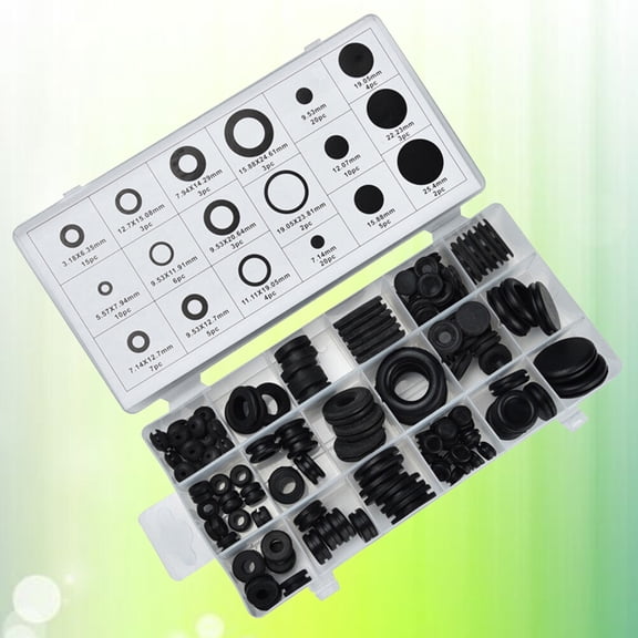 Pretyzoom Essential Rubber Grommet Kit for Automotive Boat Rv Repairs 125Pcs