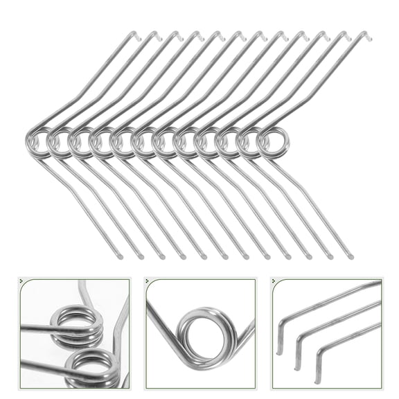 Pretyzoom 12Pcs Strong Steel Springs for Pruning Shears Replacement Practical Use
