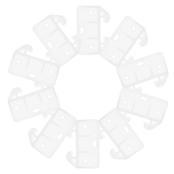 Pretyzoom Cabinet Drawer Guides White Nylon Special Design Aesthetic and Functional for Furniture
