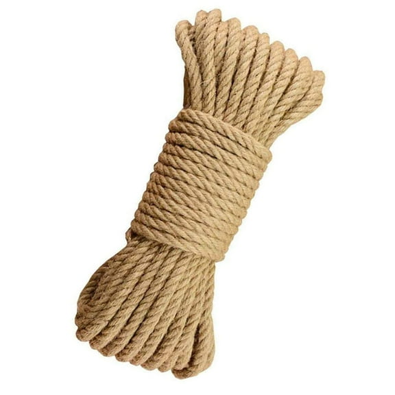 Pretyzoom 1Pc Multi Function Sisal Rope Brown for Cat Scratching and Retro Lamp Decoration