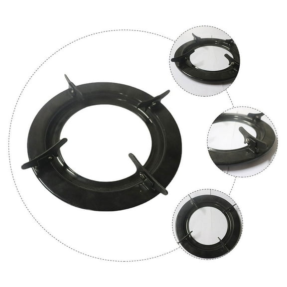 Pretyzoom 1Pc Kitchen Gas Stove Stand Iron Pot Holder with Durable Nonslip Design