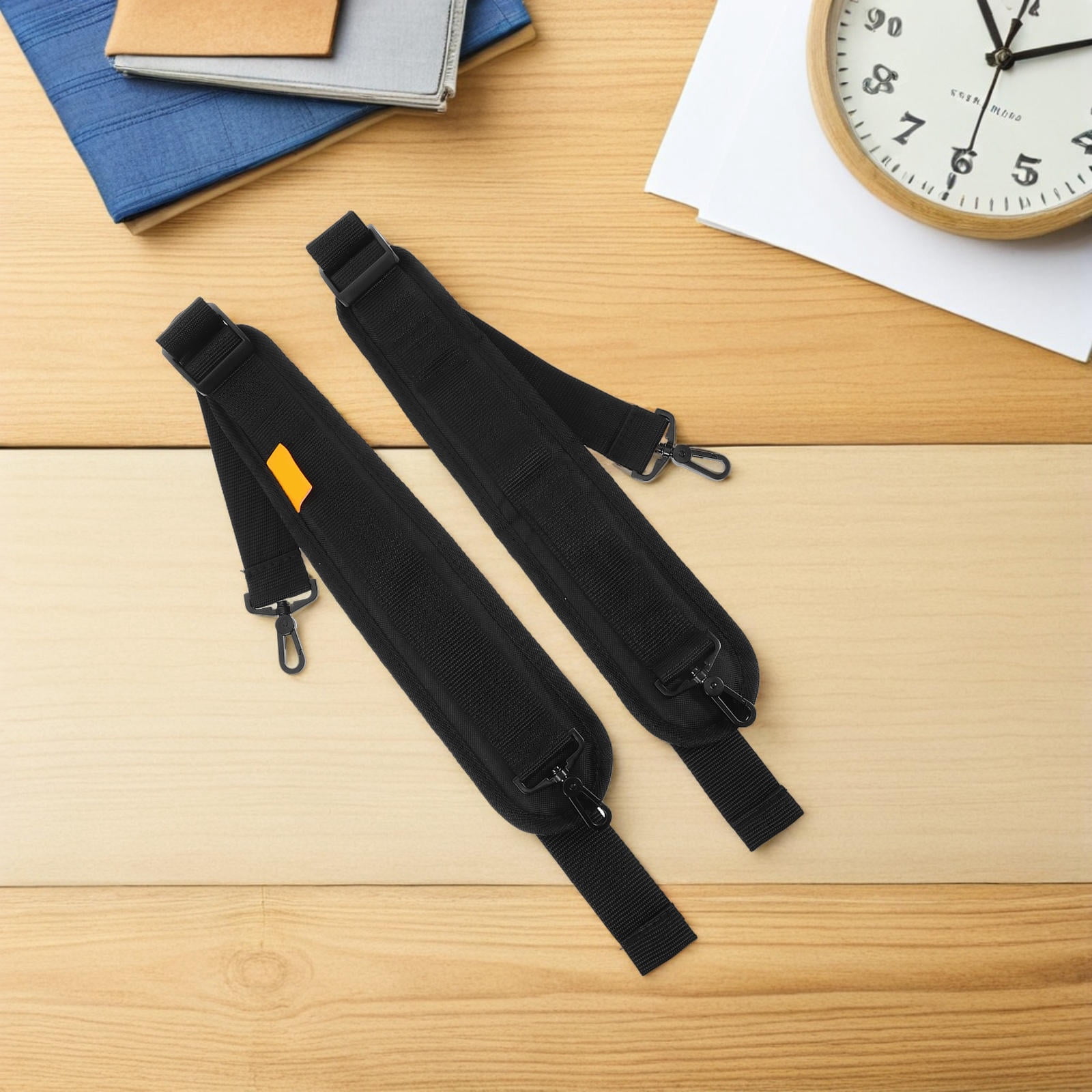 Pretyzoom 1Pair Adjustable Padded Violin Case Strap Comfortable Non Slip Shoulder Belt for Carry