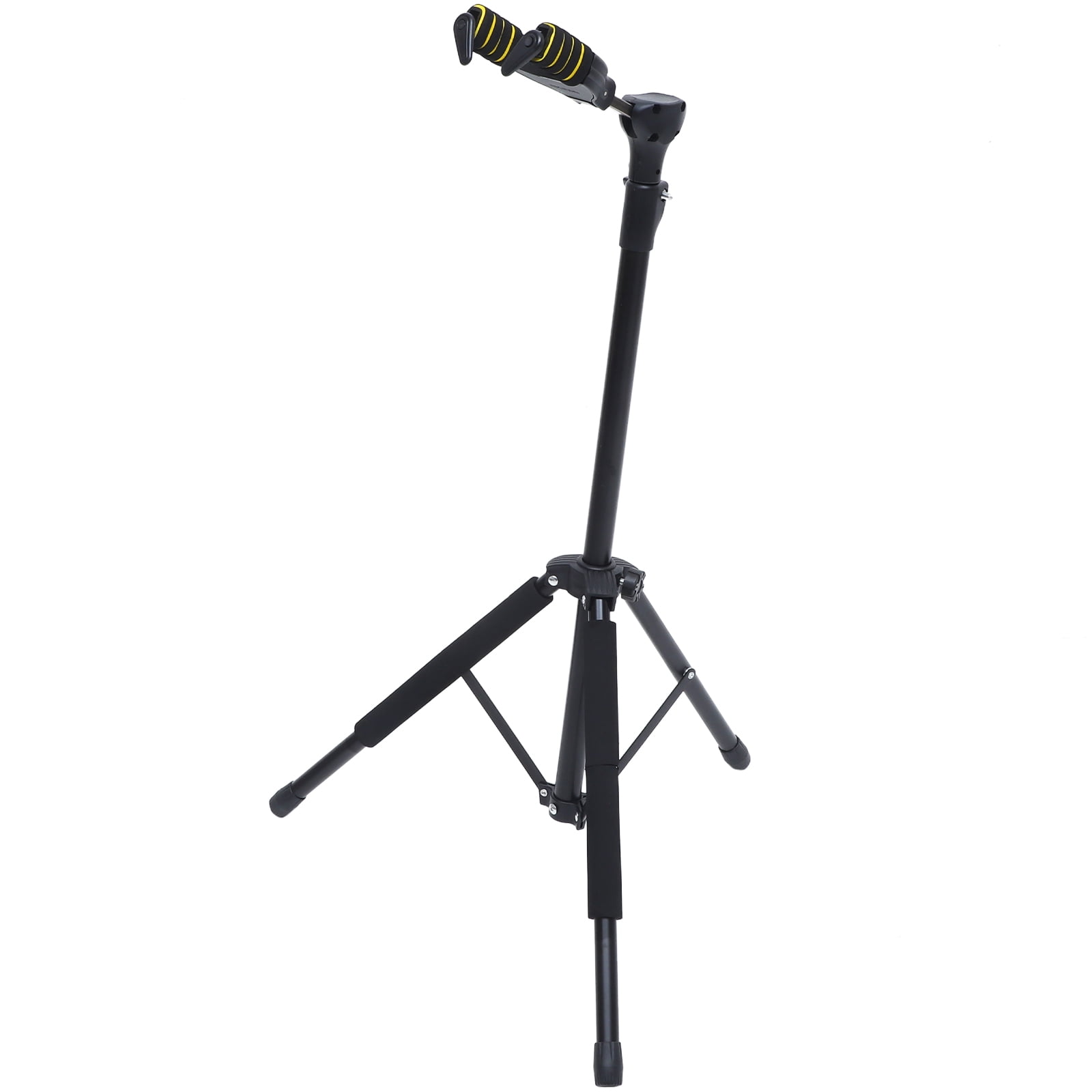 Pretyzoom 1Pc Violin Telescopic Folding Support Stand Black Stable Rubber Iron Plastic Sponge