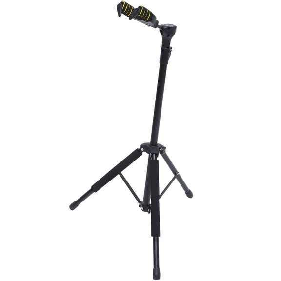 Pretyzoom 1Pc Violin Telescopic Folding Support Stand Black Stable Rubber Iron Plastic Sponge