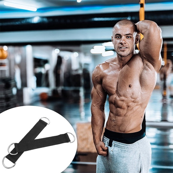 Pretyzoom 1Pc Black Pulley Hanging Strap for Fitness Use Durable Swing Strap for Home Gym and Exercise Training