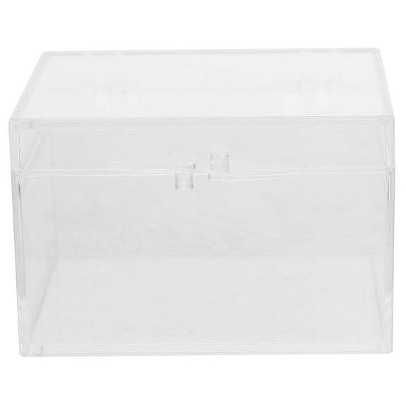 Pretyzoom Plastic Specimen Box White Wear-Resistant Plastic 1Pcs
