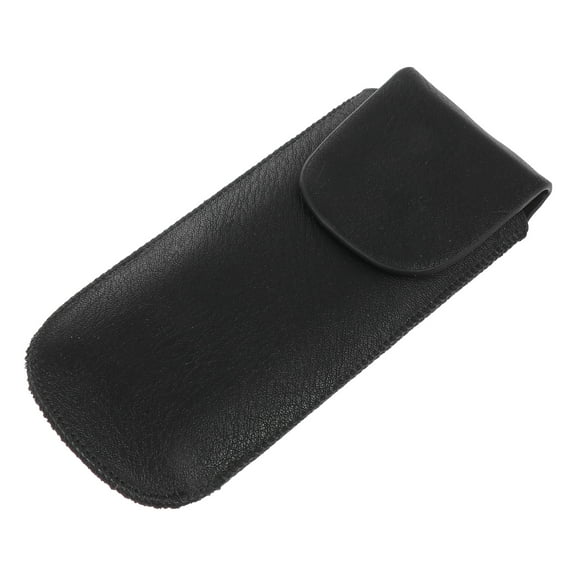Pretyzoom 1Pcs Protective Harmonica Case for Outdoors in Black Imitation for Musicians