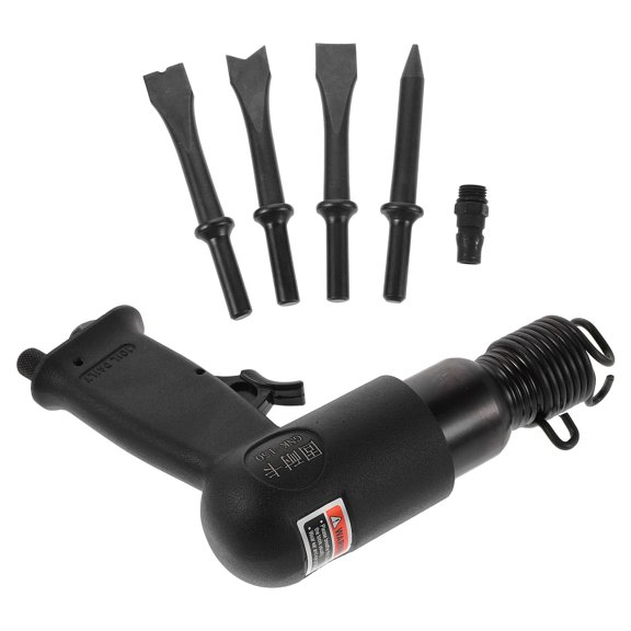 Pretyzoom 1Set Air Impact Wrench Black Pneumatic Tool Kit for Automotive Brake Repair and Rust Removal