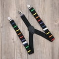 thumbnail image 1 of Pretyzoom Kids Suspenders Set, Adjustable Y-Shape Polyester Straps with Clip Closure for Daily Wear and School Use, 1 of 7