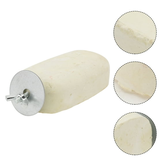 Pretyzoom 1Pc Yellow Bird Teeth Grinding Stone Calcium Stand for Hamster Parrot Squirrel Small Animals