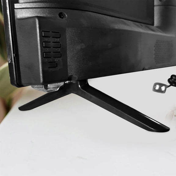 Pretyzoom 2Pairs Universal Black TV Mount Stand Adjustable Tabletop Base for Living Room and Bedroom