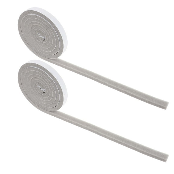 Pretyzoom 2 Rolls Convenient Door Sealing Strip White Sponge for