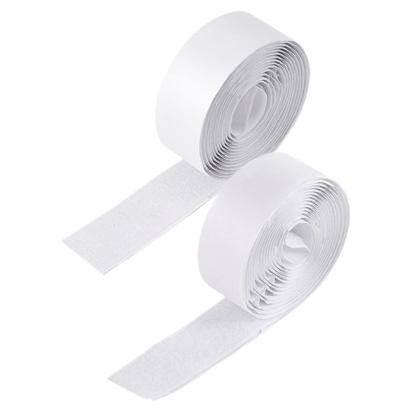 Pretyzoom 2 Rolls Pedal Hook And Loop White Blending Tapes For Musicians Guitar Pedal Installation