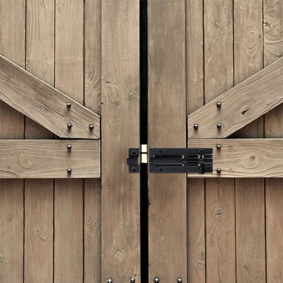 Pretyzoom 2 Sets Sliding Locks for Doors Stainless Steel Design for Builders