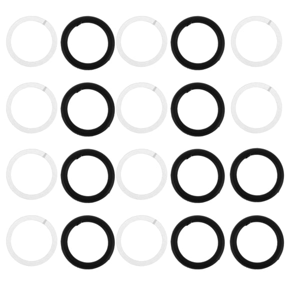 Pretyzoom Jack Seal Kit, Assorted Color, Plastic and Rubber, Strong Load Capacity, 20Pcs