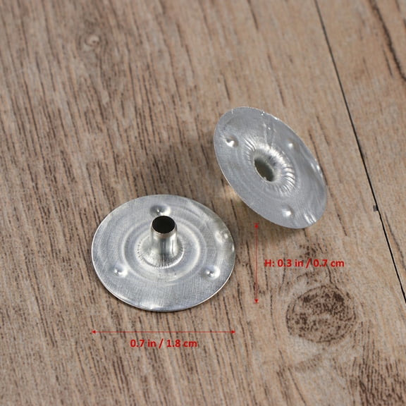 Pretyzoom 200pcs Candle Wick Tabs Metal Holders For Diy Candle Making With Central Durable Accessories