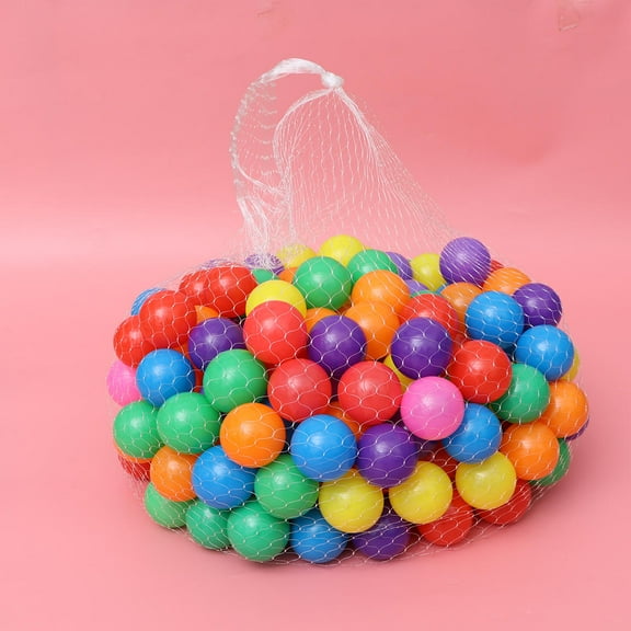 Pretyzoom 200pcs Ocean Balls Plastic Bath For Mixed Color Macaron Safe Educational Balls Playhouses And Pools