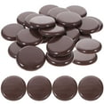 thumbnail image 1 of Pretyzoom 20Pcs Brown Plastic Furniture Moving Tools Self Adhesive Sliders for Home Flooring, 1 of 5