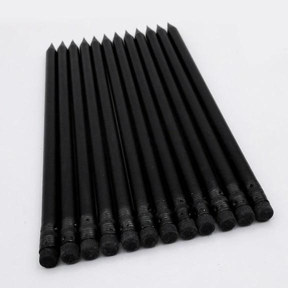 Pretyzoom 20pcs Drawing Pencils Wooden Black for Sketching and Doodling Professionals Comfortable Grip