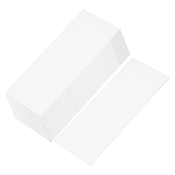 Pretyzoom 25Pcs Transparent Acrylic Place Name Plates for Wedding Birthday Party Seating