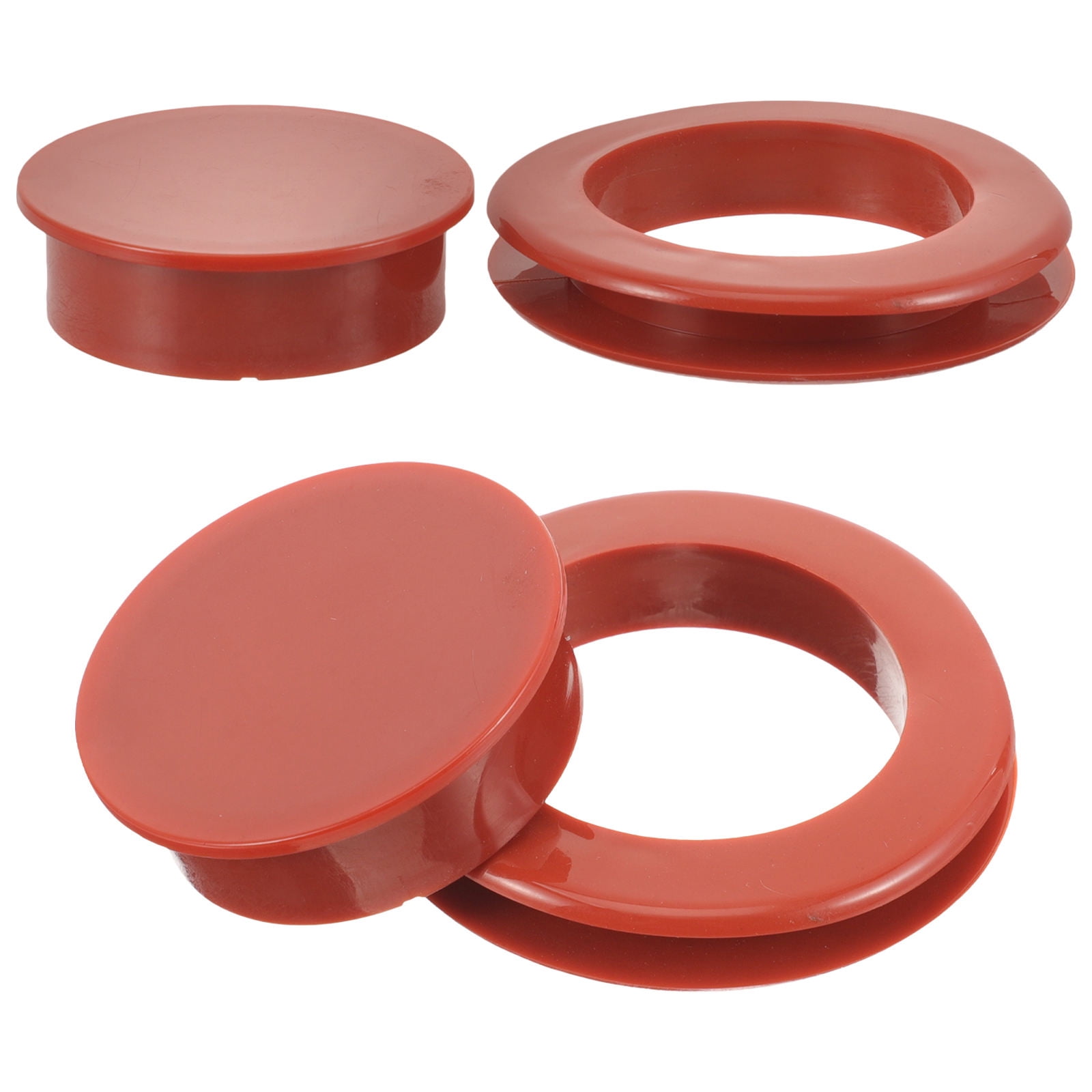 Pretyzoom 2Pack Brown Outdoor Table Umbrella Ring Silicone Reduces ...