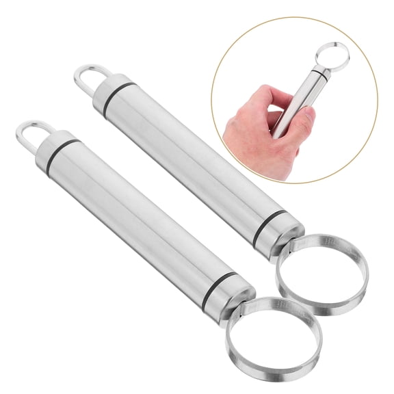 Pretyzoom 2Pcs Kitchen Gadget Peach Corers Ergonomic Handle for Efficient Food Preparation Use