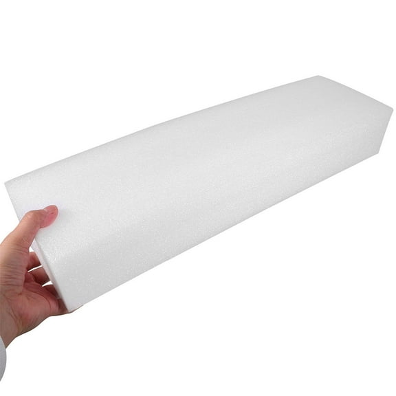 Pretyzoom 2Pcs Stable White Foam Blocks Base for Flower Arrangements and Craft Uses